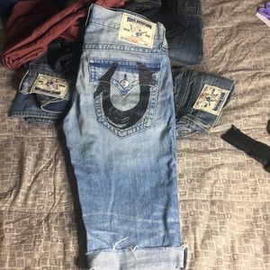 True Religion Jeans (Custom cut to shorts)